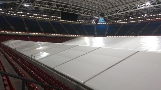 Principality Stadium transformed into hospital