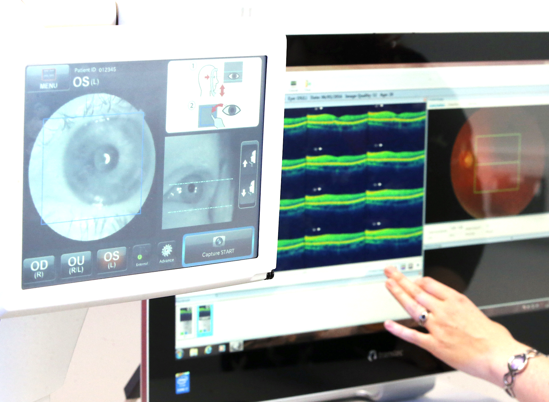 A photo of future optometrists working