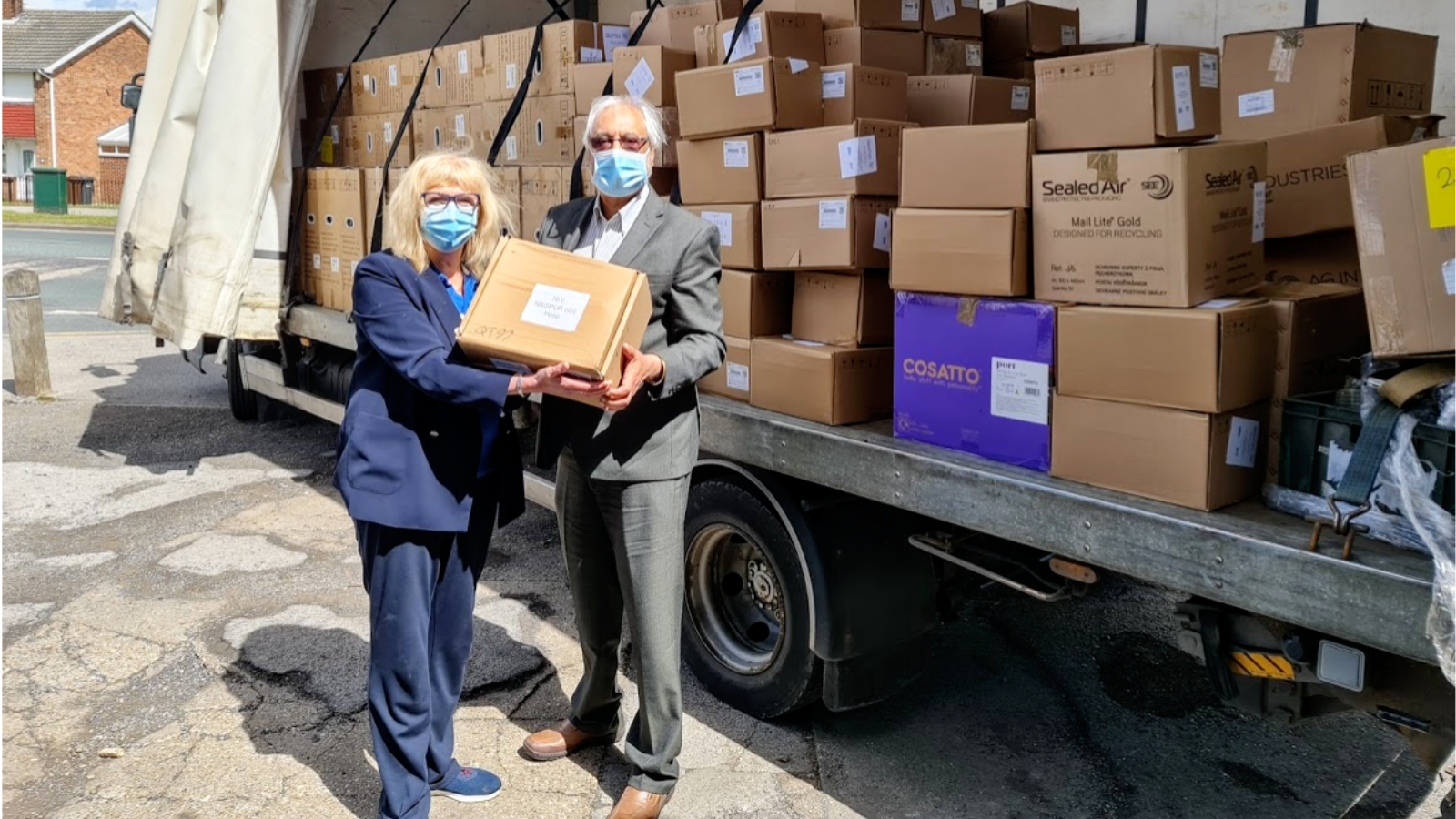 Donations of supplies that will support India's Covid-19 response