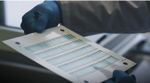 biosensor printing machine used by zimmer peacock and healthcare technology centre