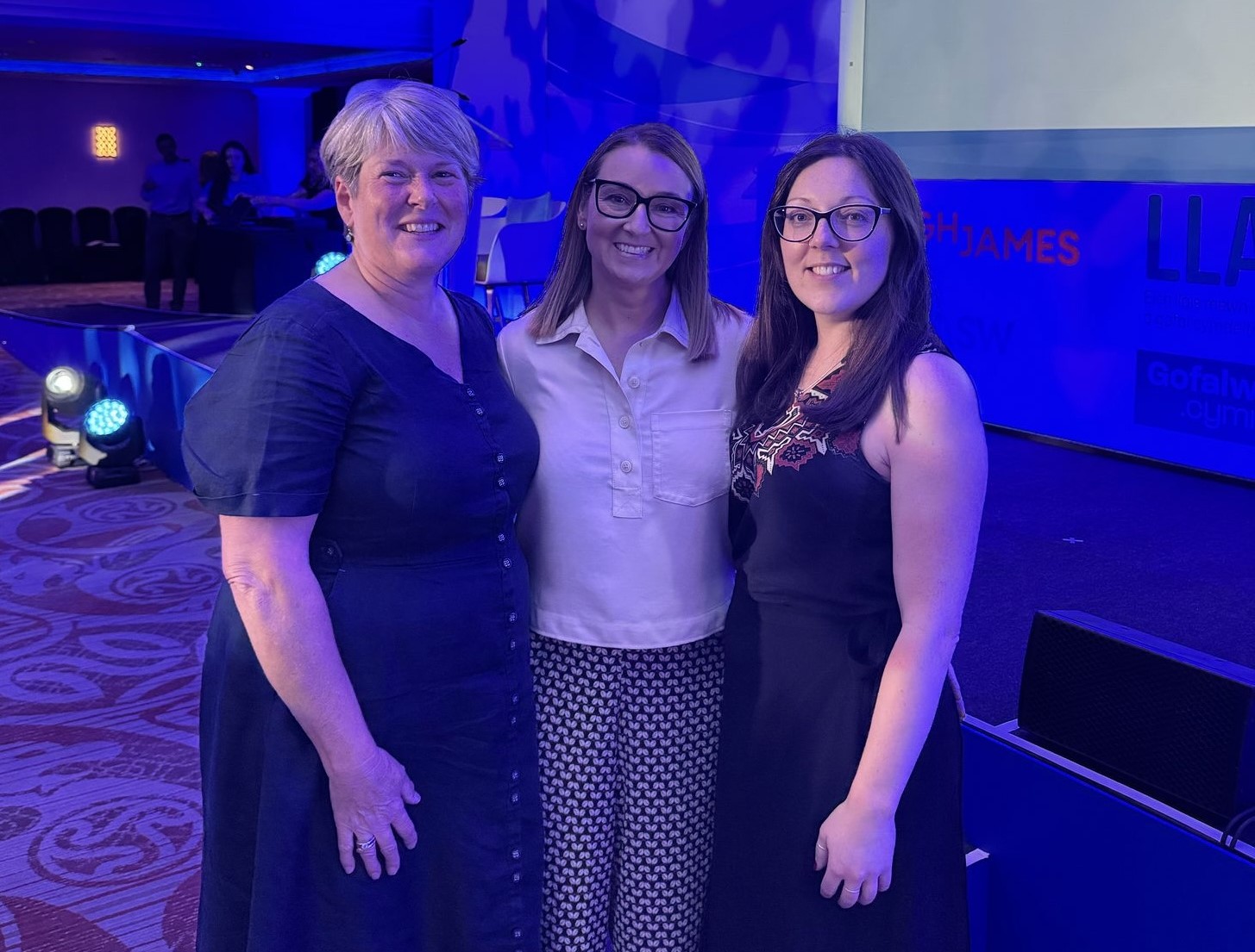 Debbie Harvey, Leanne Price and Colette Buckley at the Accolades 2025