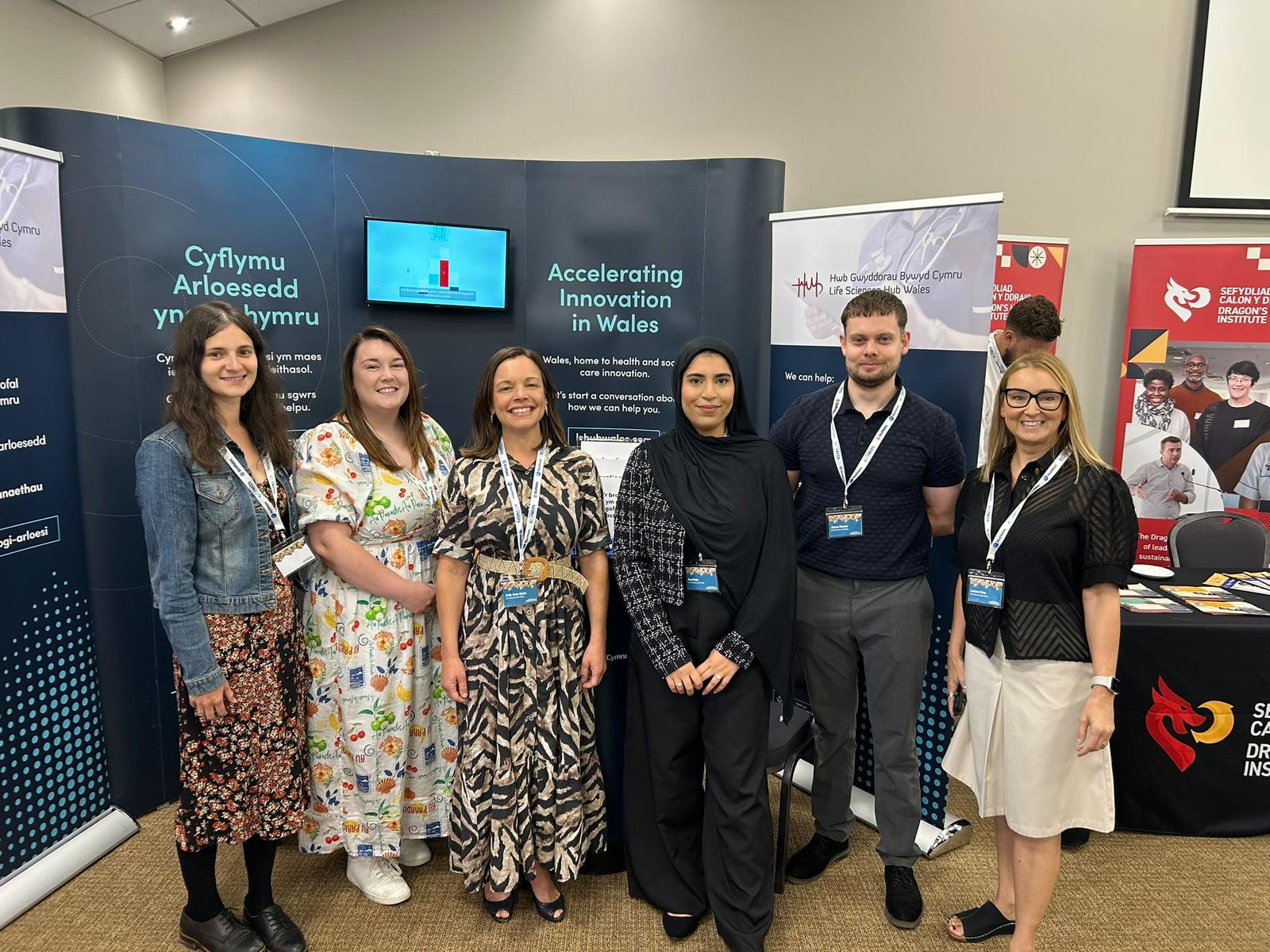 The Life Sciences Hub Wales team at MediWales Connects 2025