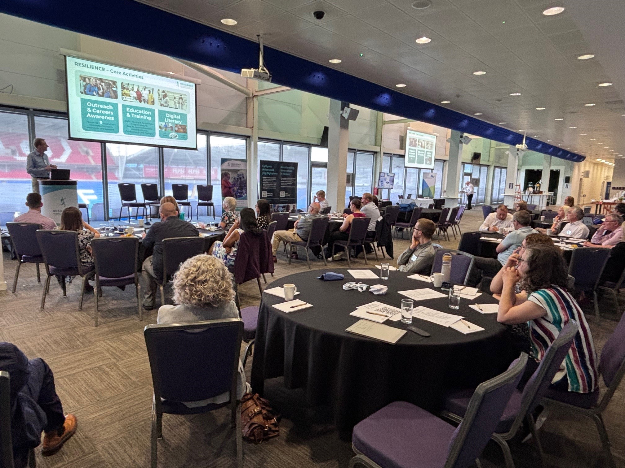A photo from the Resilience event