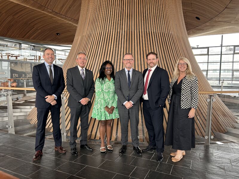 Welsh Government, Swansea University, and Life Sciences Hub Wales at the Senedd
