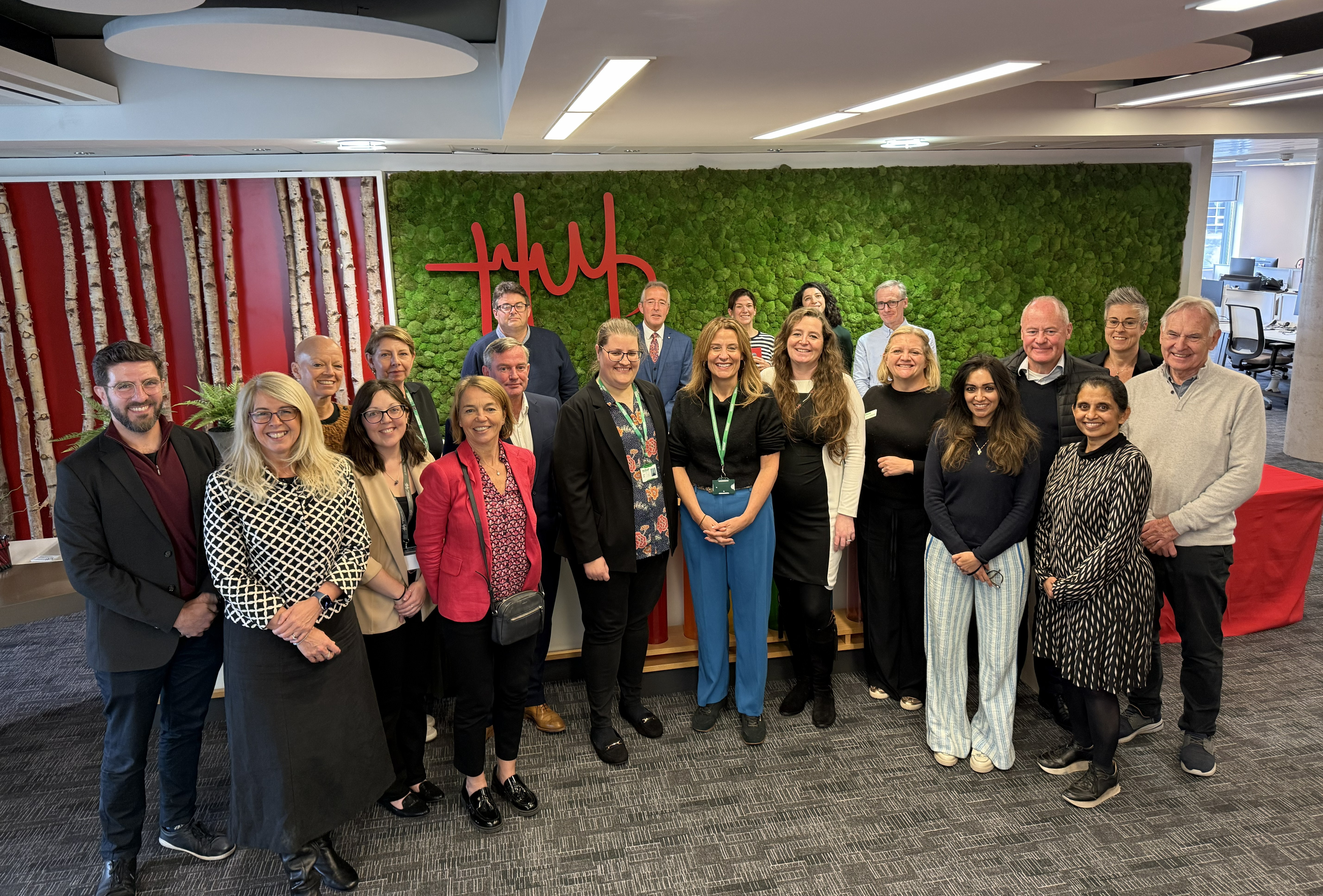 The LSHW team with the Macmillan team