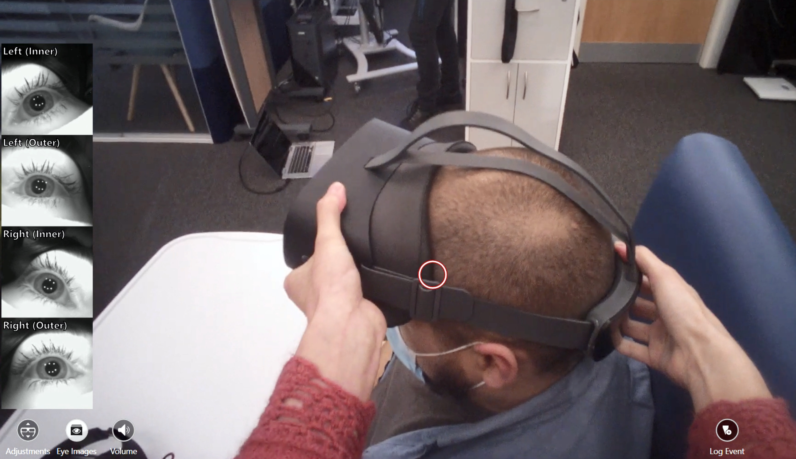 An example of the VR headset